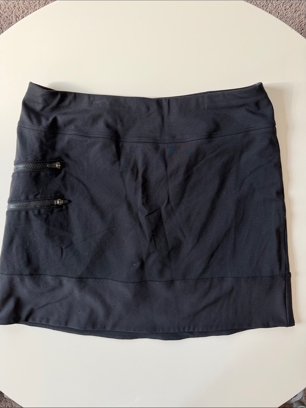 Athleta Black Tee Time Skort